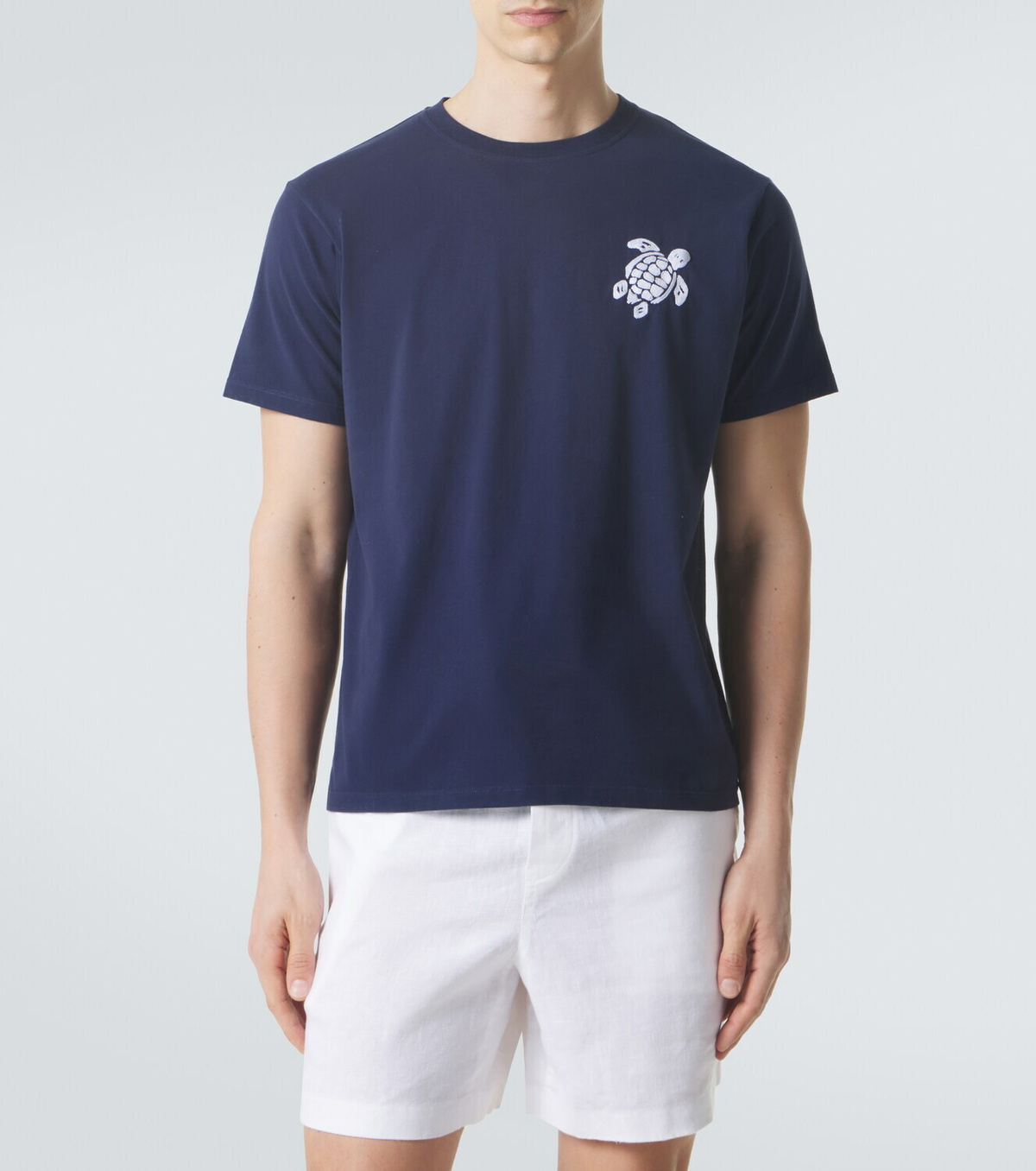 Vilebrequin Embroidered cotton jersey T-shirt