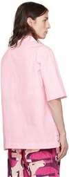 CASEY CASEY Pink Bowling Shirt