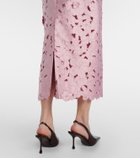 Costarellos Astelle guipure lace cocktail dress