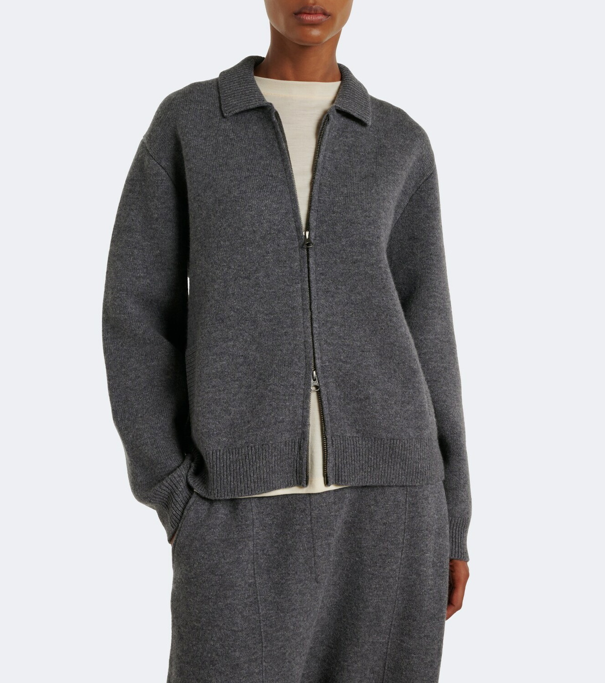 Lisa Yang Aleya cashmere zipped cardigan