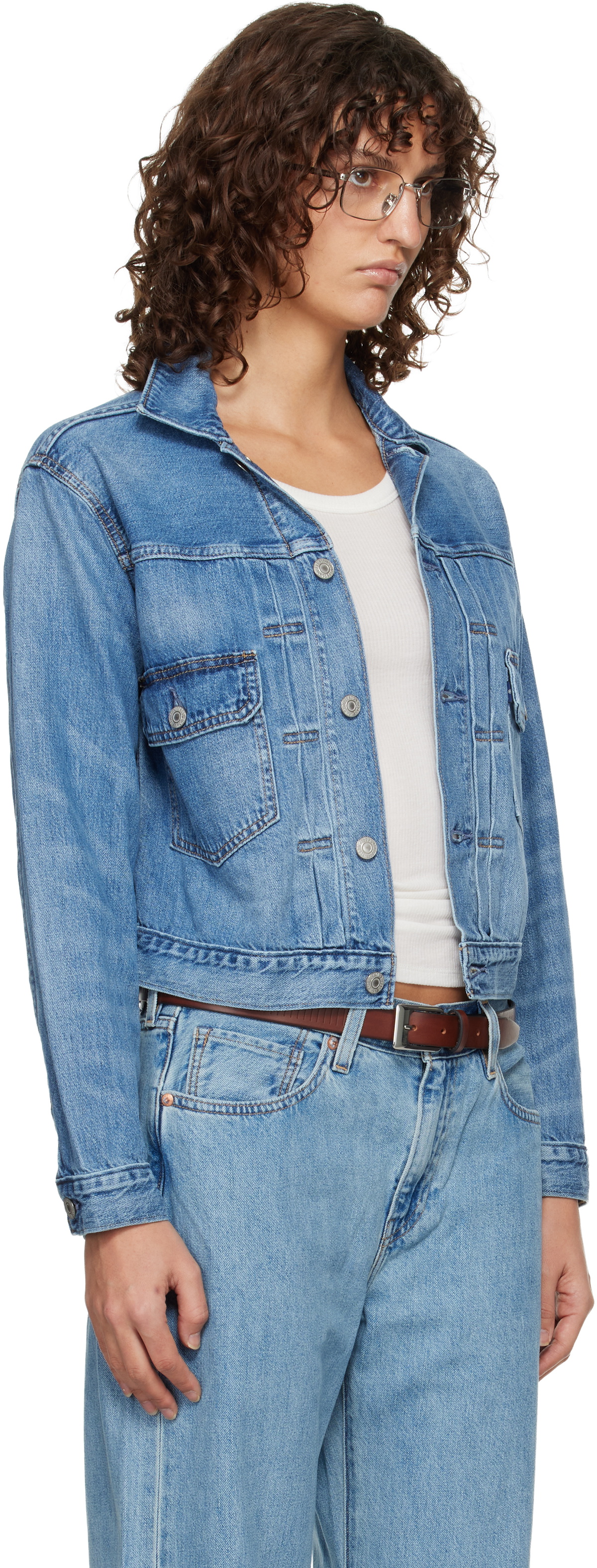 Levi's Blue Type II Denim Trucker Jacket