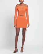 Andreādamo Womens Mini dress in Orange
