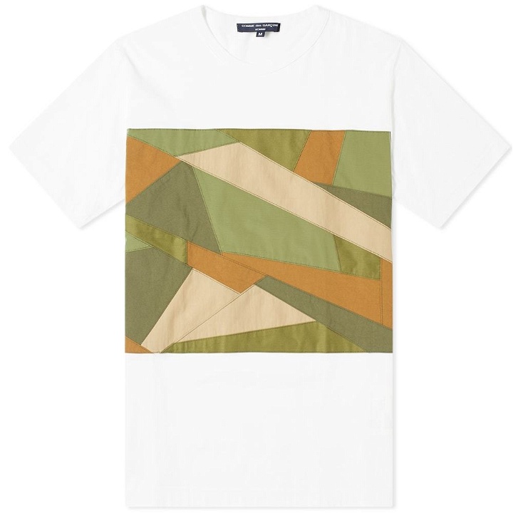 Photo: Comme des Garcons Homme Fabric Camo Insert Tee