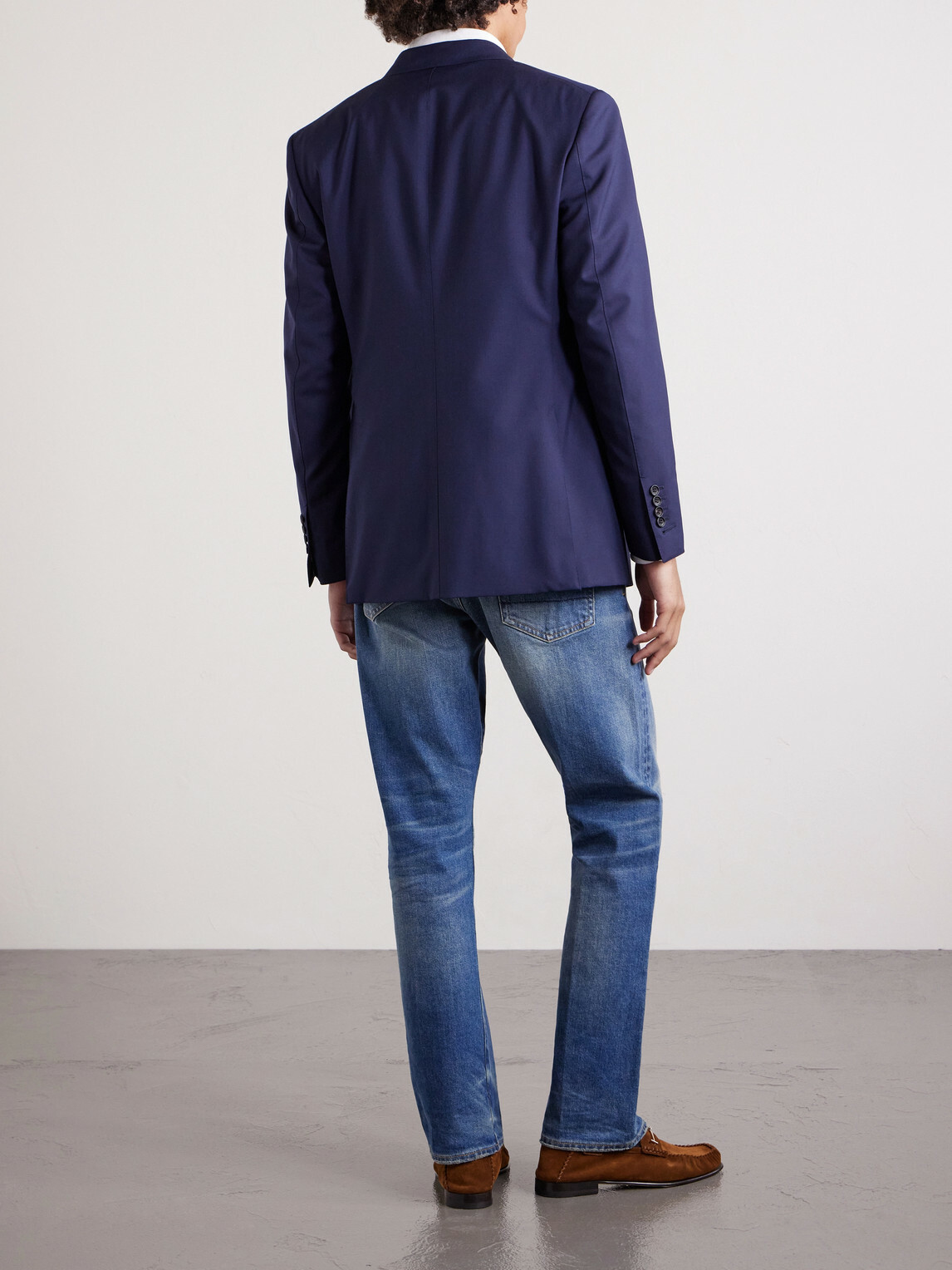 TOM FORD - Straight-Leg Selvedge Jeans - Blue