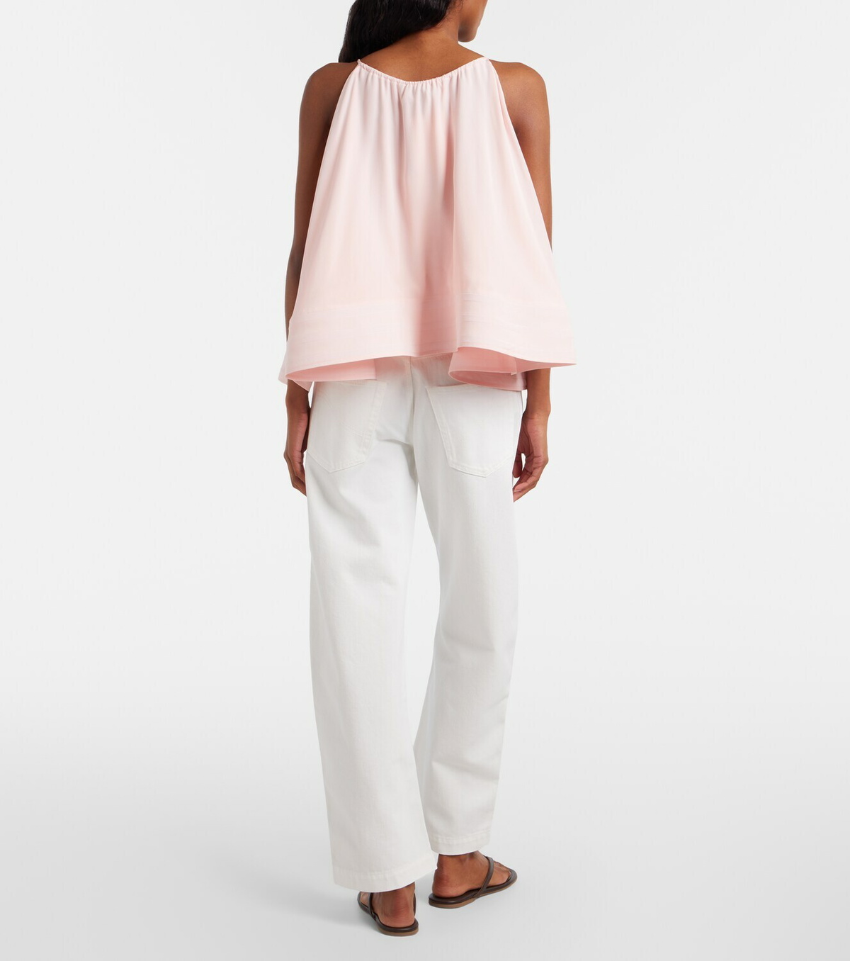 Stella McCartney Embellished barrel-leg jeans
