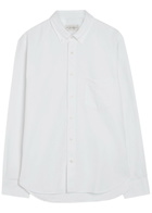 Officine Générale Cotton Oxford Shirt White