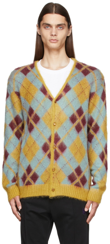 Photo: Needles Argyle Mohair Cardigan