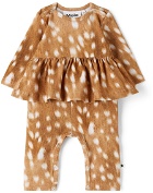 Molo Baby Brown Fawn Florie Bodysuit