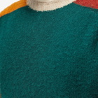 Howlin by Morrison Men's Howlin' Firecracker Colour Block Crew Knit in Forest