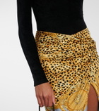 Versace Chenille turtleneck bodysuit