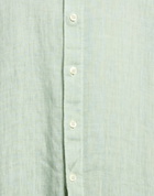 120% Lino Mens Shirt in Sage green