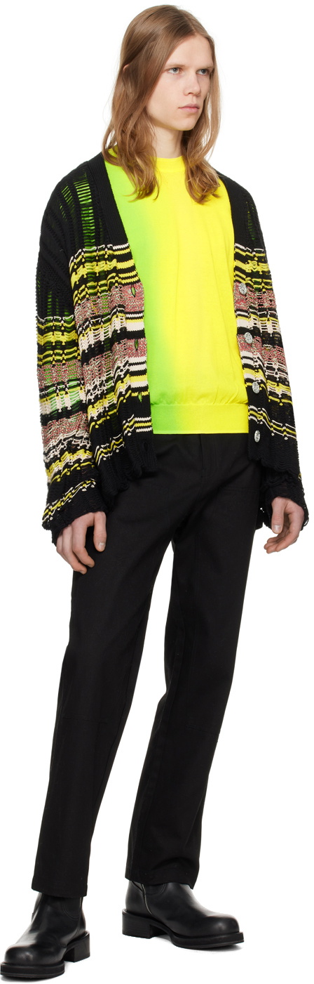 ZANKOV Black Striped Cardigan