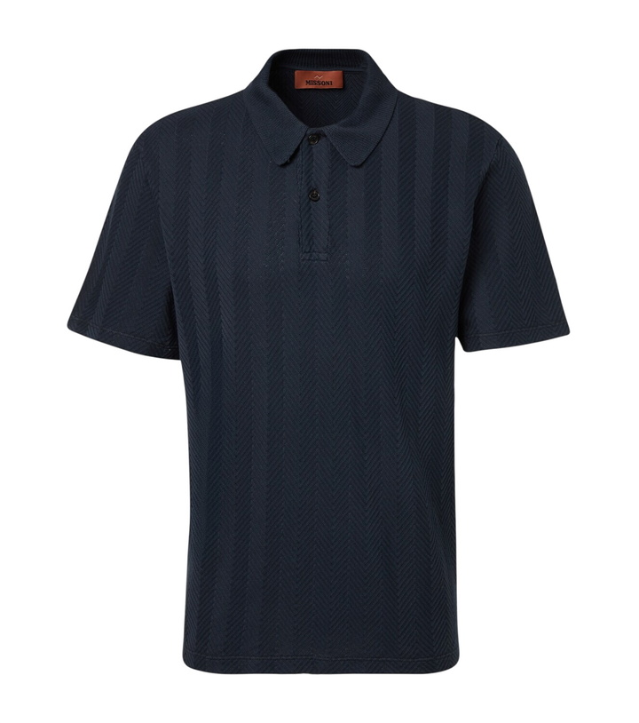 Photo: Missoni Cotton-blend polo shirt