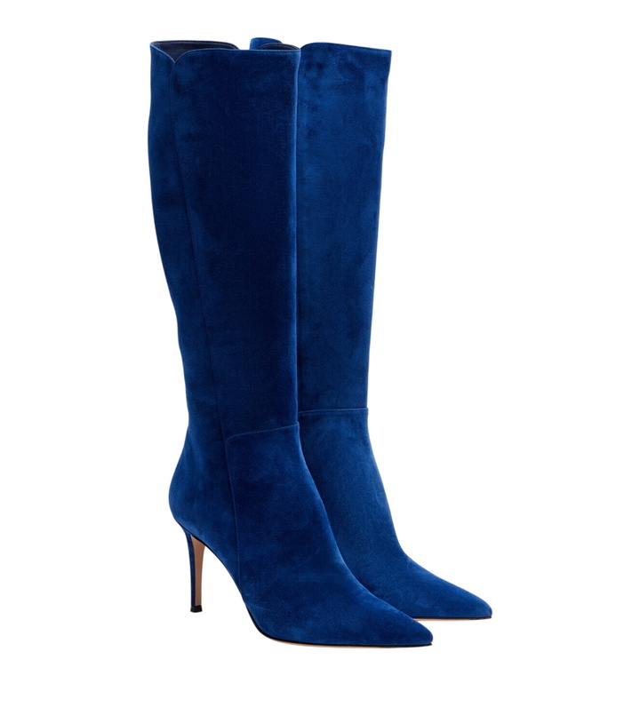 Photo: Gianvito Rossi Suede knee-high boots