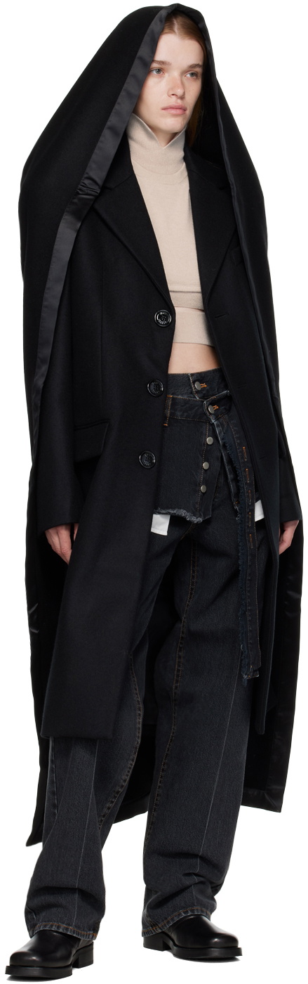 Meryll Rogge Black Layered Jeans Meryll Rogge