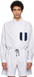 Kiko Kostadinov White Veca Panelled Shirt