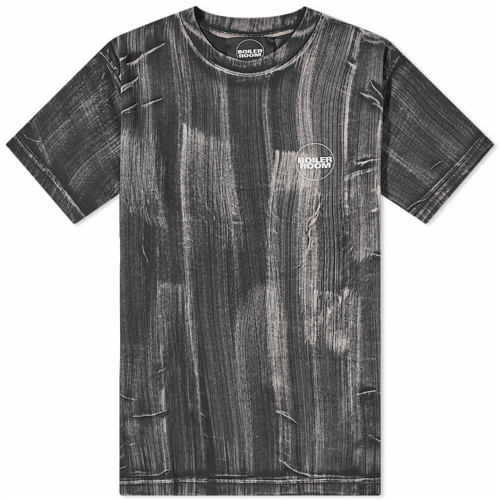 Photo: Boiler Room Men's Abstract T-Shirt in Grey