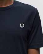 Fred Perry Crew Neck Tee Blue - Mens - Shortsleeves