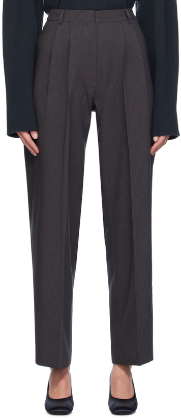 Photo: GIA STUDIOS Gray Cocoon Trousers