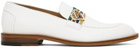 Casablanca White Heart Loafers