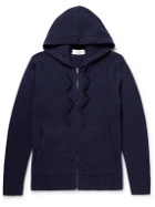 Altea - Recycled Cashmere Zip-Up Hoodie - Blue
