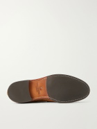 Grenson - Lloyd Suede Penny Loafers - Brown