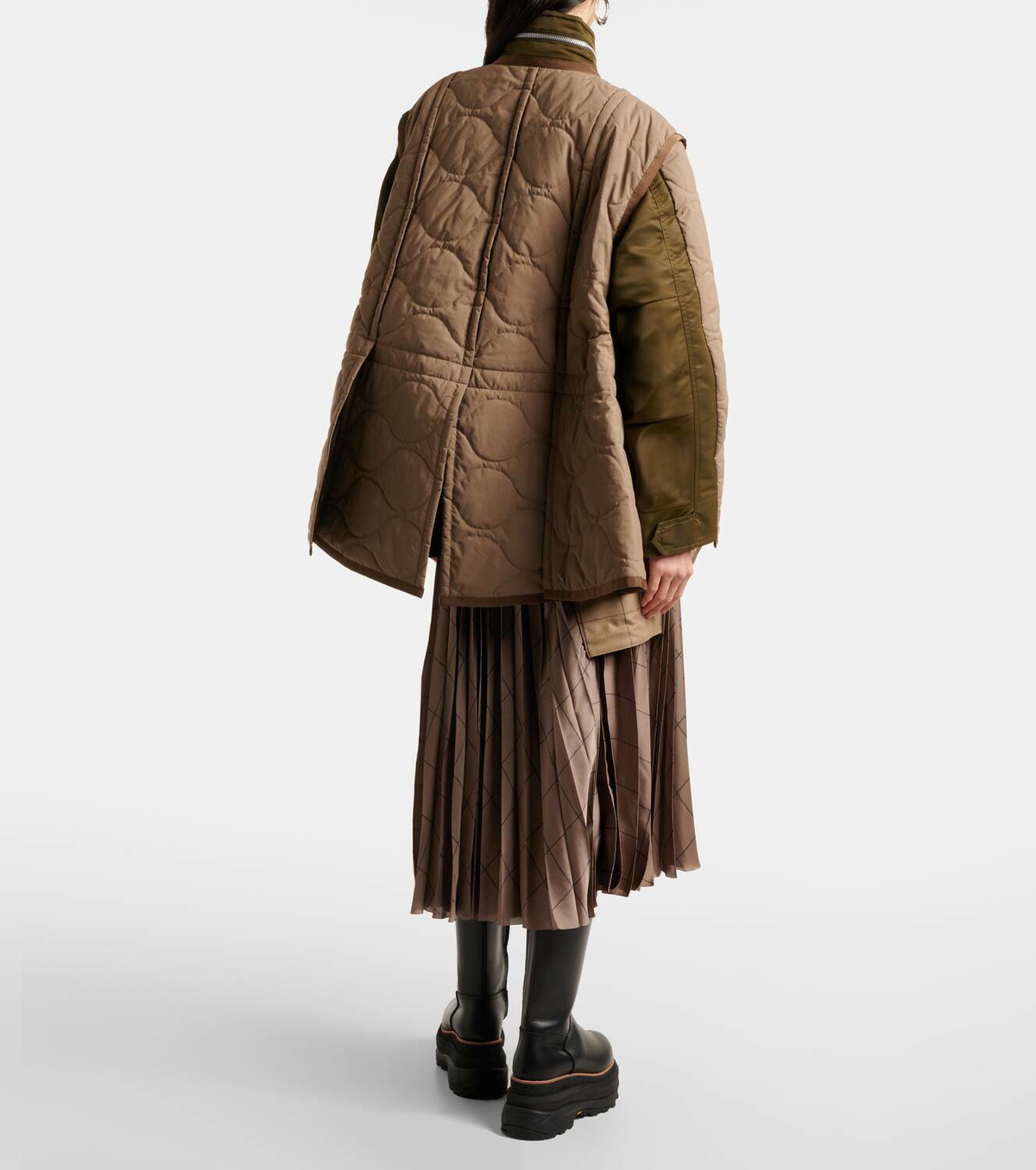 Sacai Quilted ripstop coat Sacai