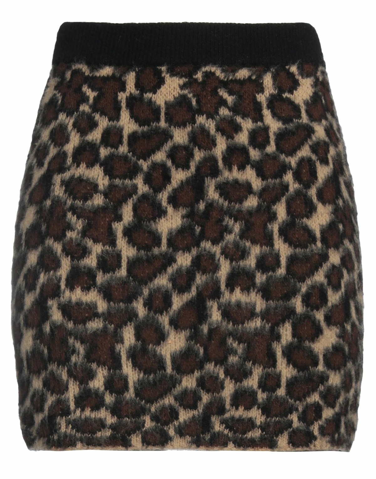 Jucca Womens Mini skirt Dark in Brown