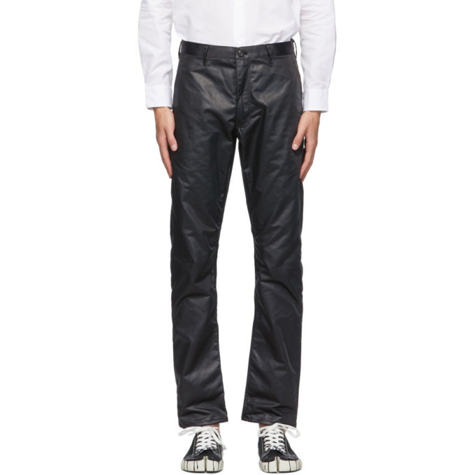 Photo: Comme des Garcons Homme Deux Black Satin Trousers