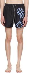 Vivienne Westwood Black Line Orb Swim Shorts