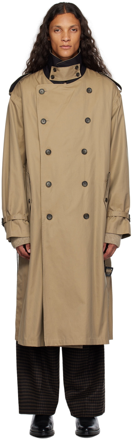 stein Beige Oversized Trench Coat