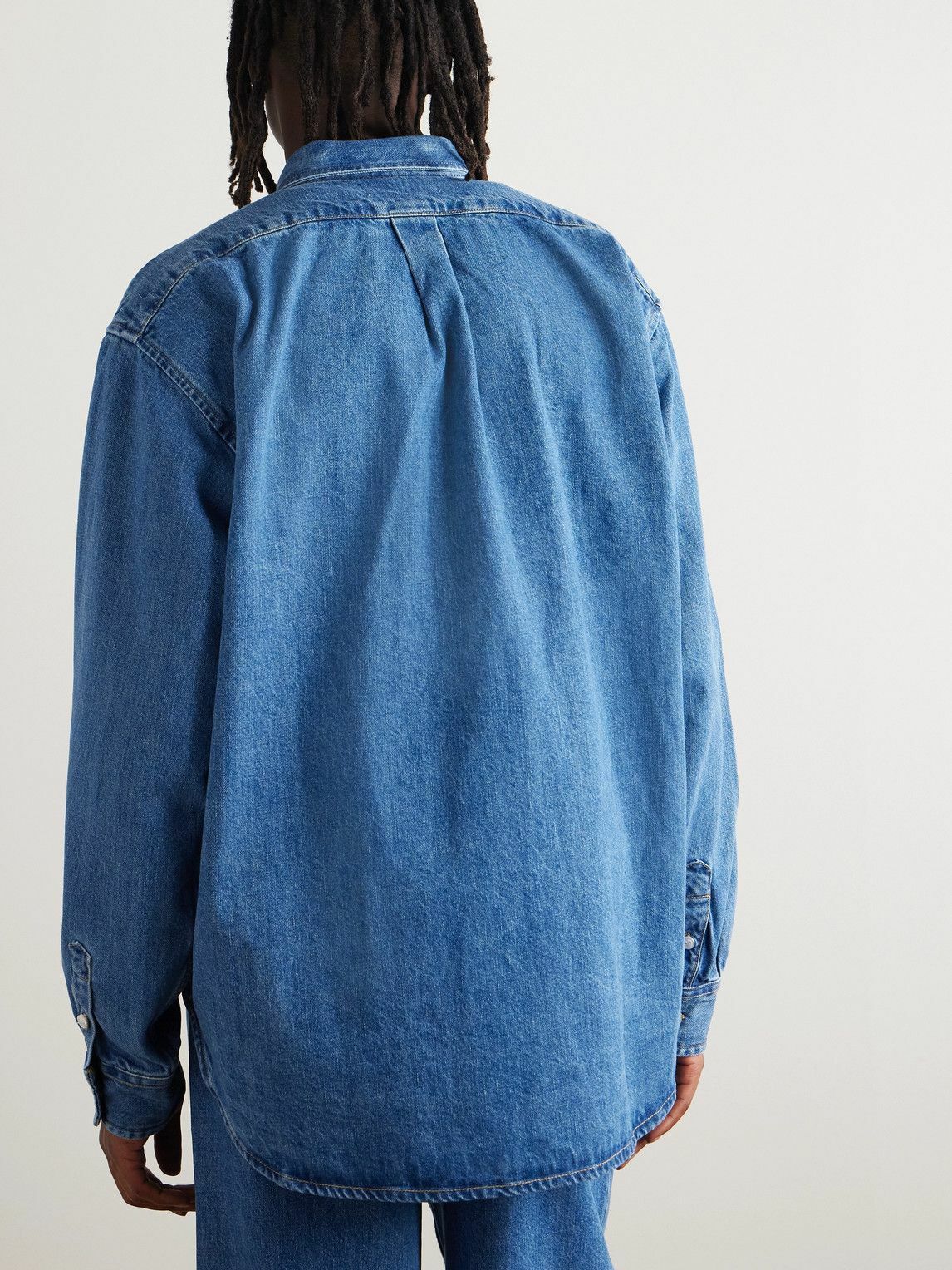 The Frankie Shop - Sinclair Denim Shirt - Blue The Frankie Shop