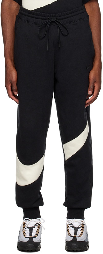Photo: Nike Black Swoosh Sweatpants