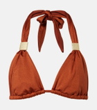 Heidi Klein Uzes embellished bikini top