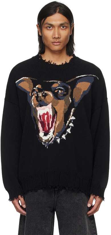 Photo: R13 Black Angry Chihuahua Sweater
