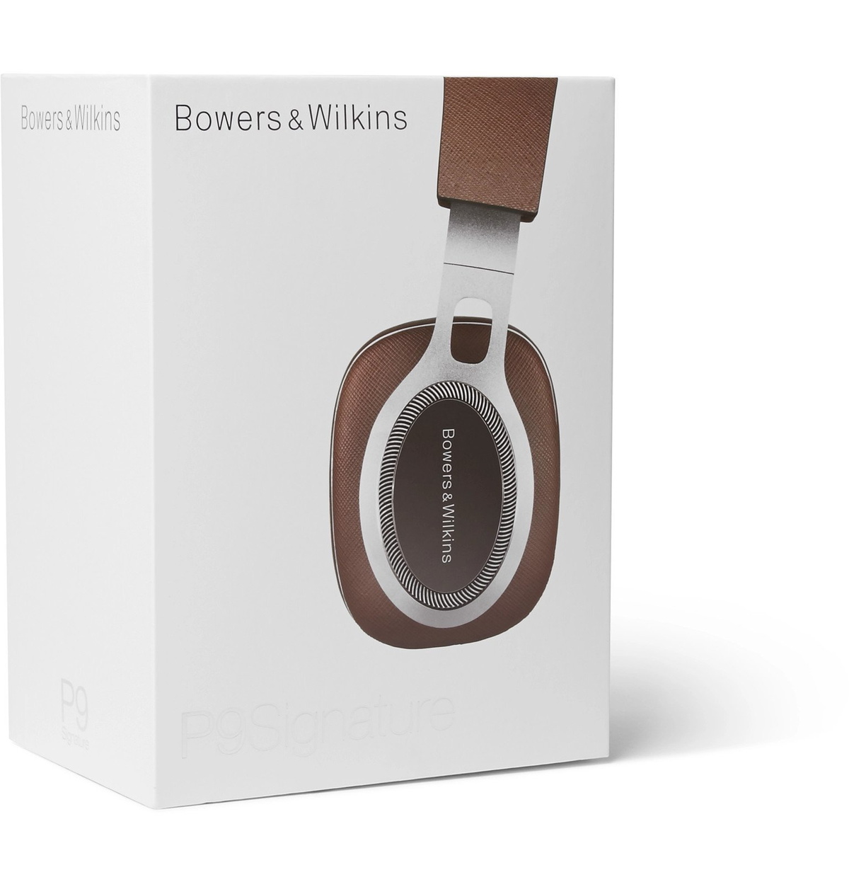 Bowers & Wilkins - P9 Signature Cross-Grain Leather Headphones - Brown