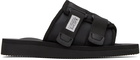 Suicoke Black KAW-Cab Sandals