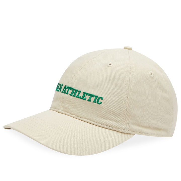 Photo: IDEA Vegan Athletic Cap in Beige/Green 