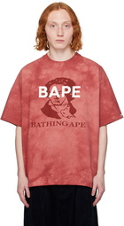 BAPE Red Tie-Dye T-Shirt