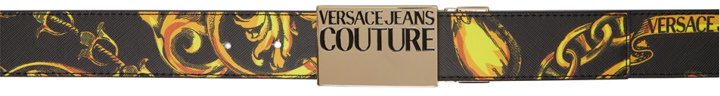 Photo: Versace Jeans Couture Black Regalia Baroque Print Belt