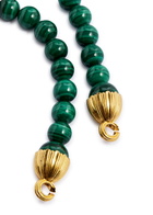 Timeless Pearly Malachite 24kt Gold-plated Necklace - Green - One Size