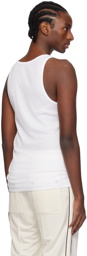 TOM FORD White Ribbed Tank Top