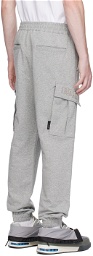 BAPE Gray Relaxed Fit Cargo Pants