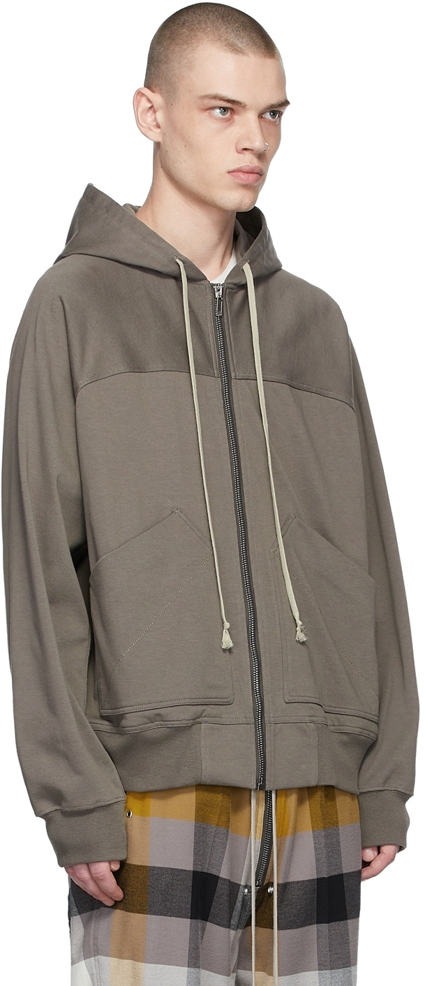 Rick Owens Men's Organic Cotton Sweatshirt Grey