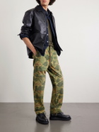 RRL - Straight-Leg Camouflage-Print Cotton Cargo Trousers - Green