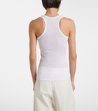 The Row Cendrea ribbed-knit cotton tank top