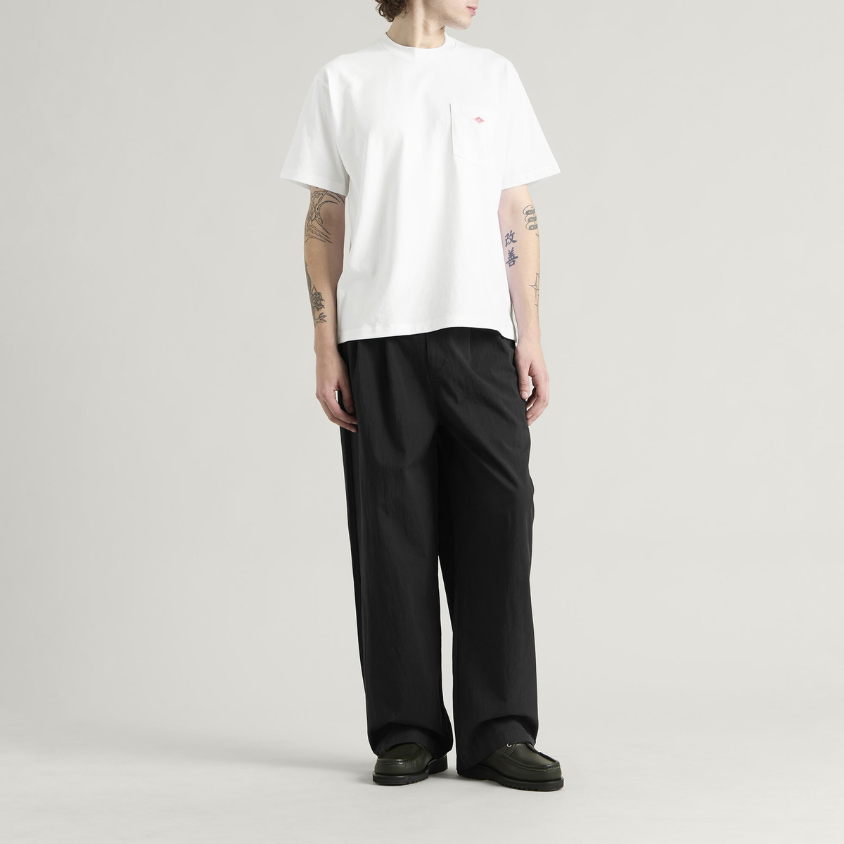 Danton Men's Pocket T-Shirt in White