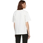 Fendi Off-White Metallic Logo T-Shirt