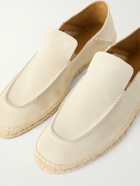 TOM FORD - Collapsible-Heel Suede Espadrilles - Neutrals