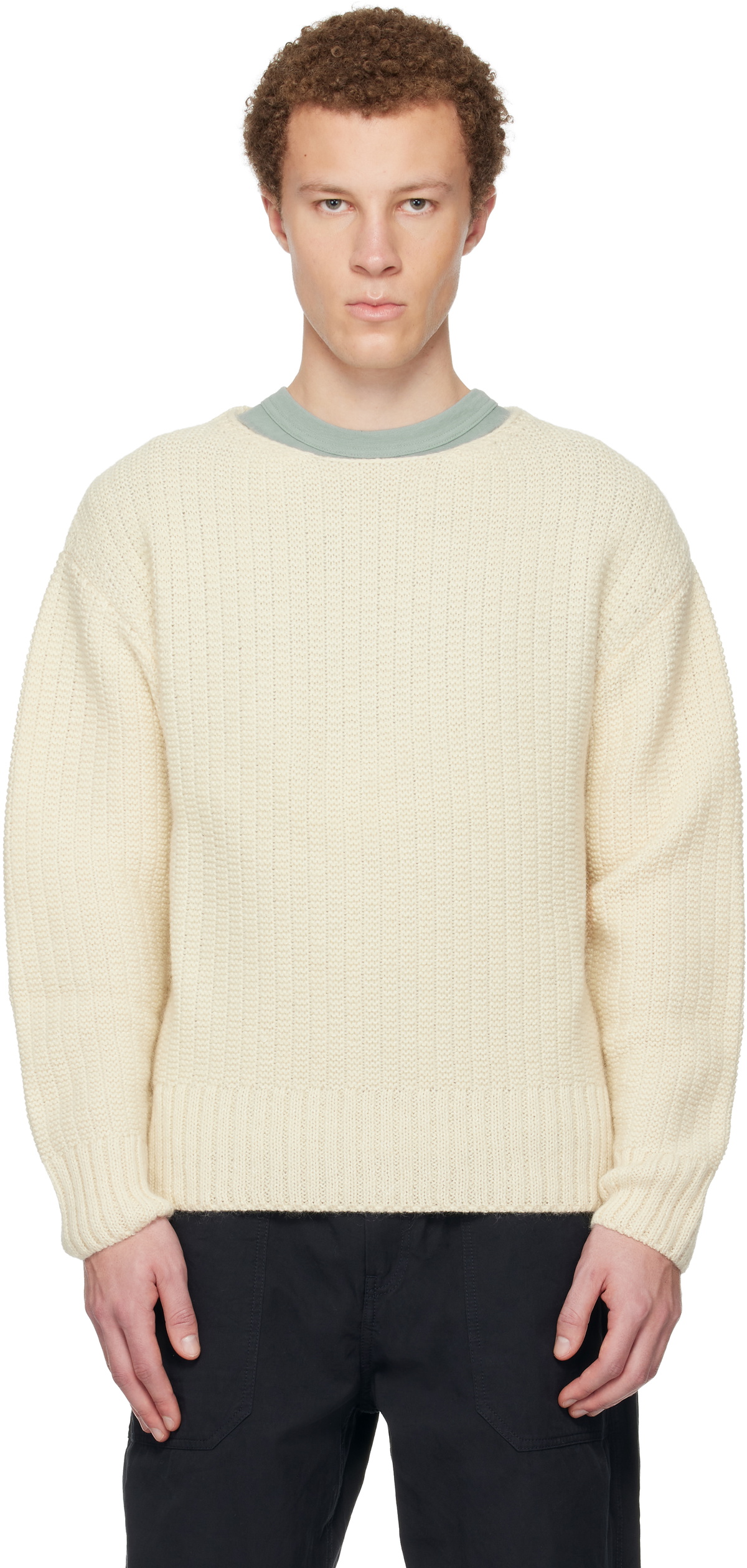 Visvim - Selmer Wool and Linen-Blend Sweater - Green Visvim